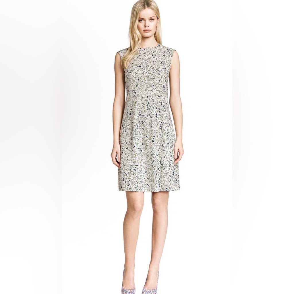 Tory Burch Valerie Floral Sleeveless Shift Mini Dress Xs